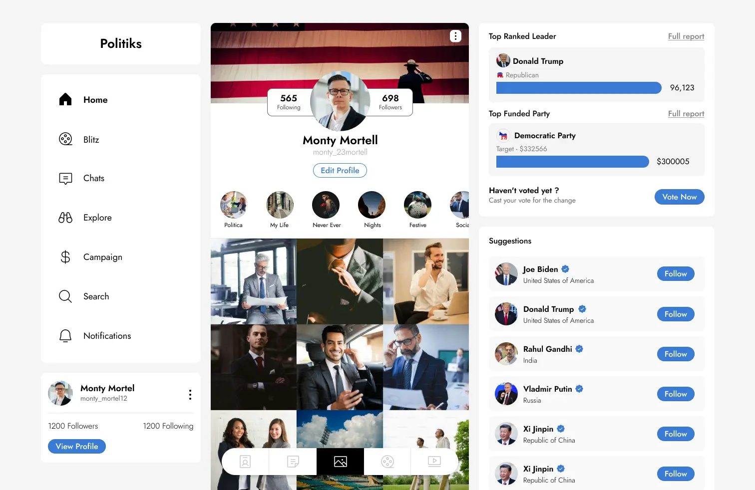 Politiks - Social Media Platform thumbnail 3