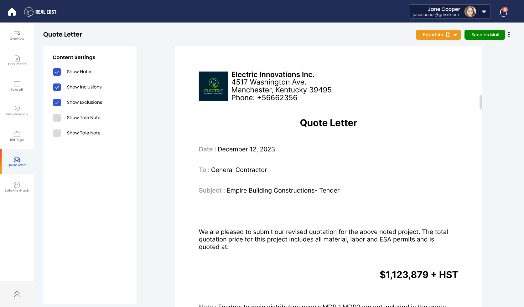 Real Cost Estimation - Construction Platform thumbnail 5
